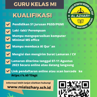 Lowongan Tenaga Pendidik Tahun 2023