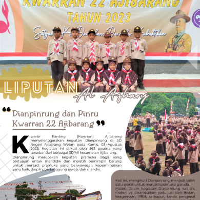 Kegiatan Dianpinrung Kwarran Ajibarang Tahun 2023