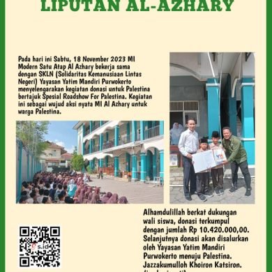 Donasi untuk Palestina bersama yayasan Yatim Mandi
