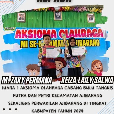 AKSIOMA OLAHRAGA KECAMATAN AJIBARANG TAHUN 2024