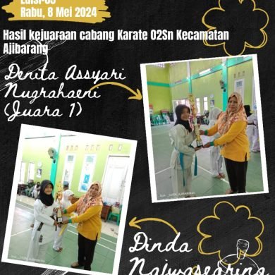 Hasil 02SN Karate Tingkat Kecamatan Ajibarang Tahun 2024