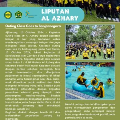 Outing Class Goes To Banjarnega Seruling Mas dan Surya Yuda Park