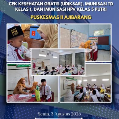 Sehat Bersama, Tumbuh Ceria! MI Modern Al Azhary Bersama Puskesmas II Ajibarang Gelar Cek Kesehatan Gratis dan Imunisasi bagi Peserta Didik